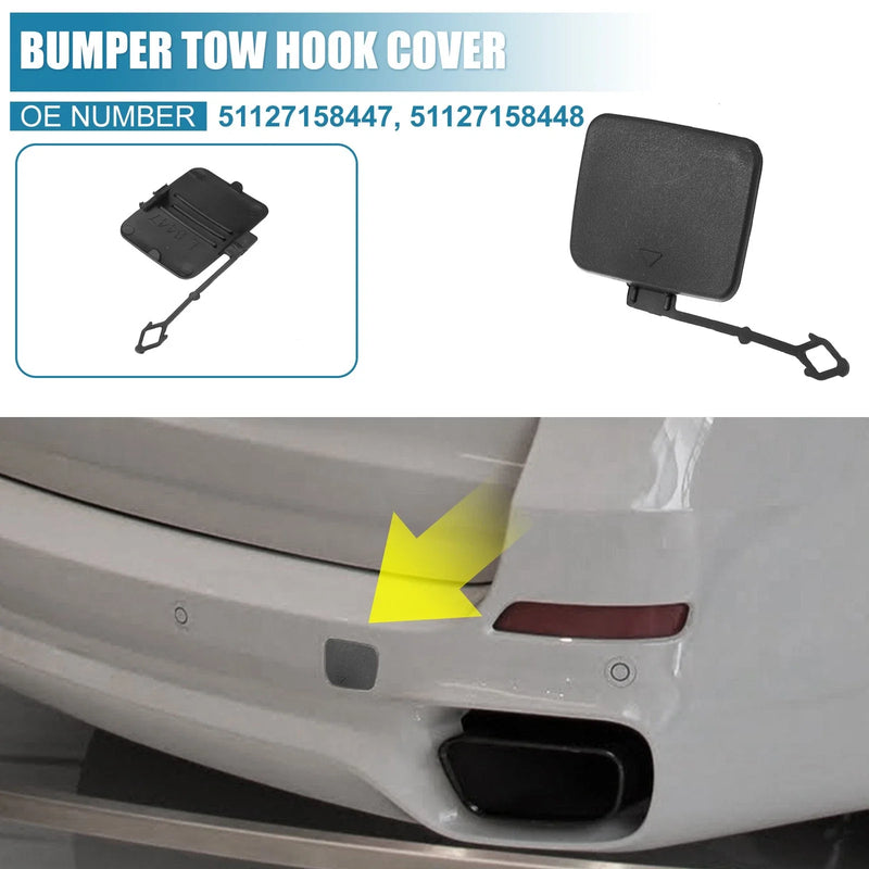 BMW X5 Rear Bumper Tow Hook Cover (2007-2013)
