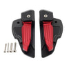 Vespa Sprint Primavera 50 125 150 Red Rear Passenger Foot Pegs (2013-2023)