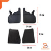 Toyota Hilux 4Runner LN80 LN90 Black Mud Flap Splash Guards (88-96)