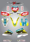 Suzuki RM 85 (2000-2015) - STRIKE Style Stickers Custom Graphics Kit