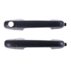 Hyundai i30 Set of 2 Front Left & Right Door Handles Outer Black (07-12)