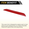 Jeep Wrangler JL JLU (2018-2024) Red Passenger Side Interior Seat Handle Trim