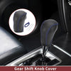 Mazda CX-5 (2013-2014) Black Blue Faux Leather Gear Shift Knob Cover