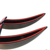 Benz A-Class W176 Rear Bumper Air Vent Spoiler Trim Glossy Black (2013-2018)