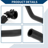 PEUGEOT 3008 MPV (2009-2016) Rubber Black 1 Pc Radiator Hose