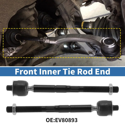 2 x Front Inner Tie Rod End Links for Toyota Sienna (2004-2010)