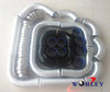 Car 2.25" Black Aluminum Universal Intercooler Turbo Piping