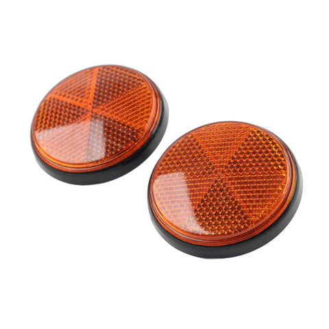 Make & Model 2 x LED Motorcycle Round Reflector Tail Brake Turn Signal Light