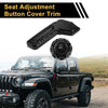 Jeep Gladiator JT (2018-2024) Black Seat Adjustment Button Cover Trim