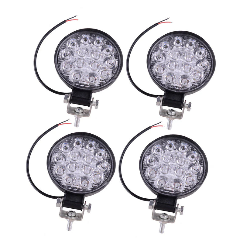 Truck Off Road Tractor ATV 4 x 12V 42W LED Spot Lights