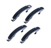 Volkswagen Amarok Door Handle Outer Set of 4 Black (2010–2020)