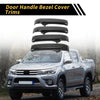 Toyota Tundra Set Carbon Fiber Pattern Door Handle Bezel Cover (2014–2021)