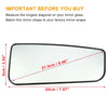 Ford F-150 F-250 F-350 F-450 F-550 Towing Mirror Glass Lower (2004-2023)