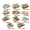 Car Fender Bumper 150 Pcs U-Type Metal Screw Nut Clips