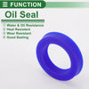 Oil Seal / 35x52x10mm / Rotary Shaft Seal TPU High Pressure Blue, 5 Pcs