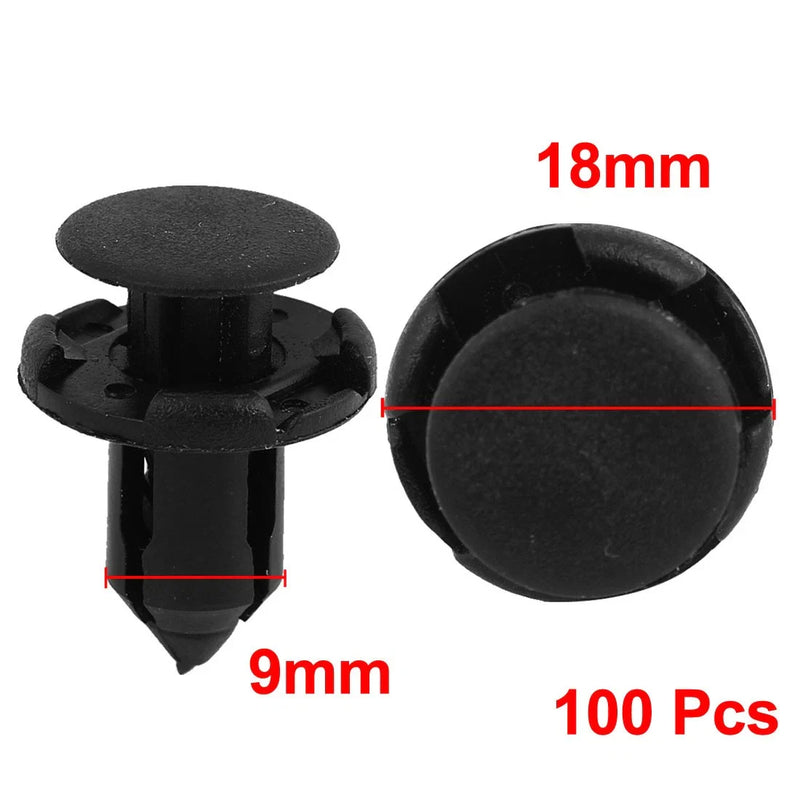 Mitsubishi Honda 100 Pcs Push Type Mudguard Retainer Clips