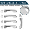 Jeep Wrangler (2018-2022) Silver Tone Door Handle Cover Trim