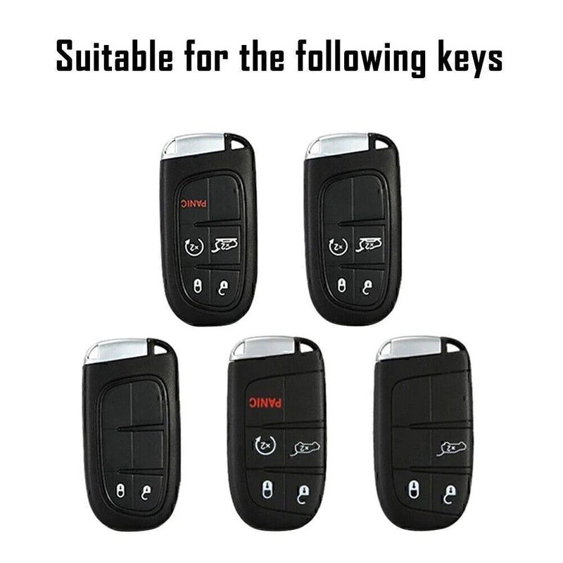 Jeep Dodge Journey Charger Carbon Fiber Key Fob Case Cover