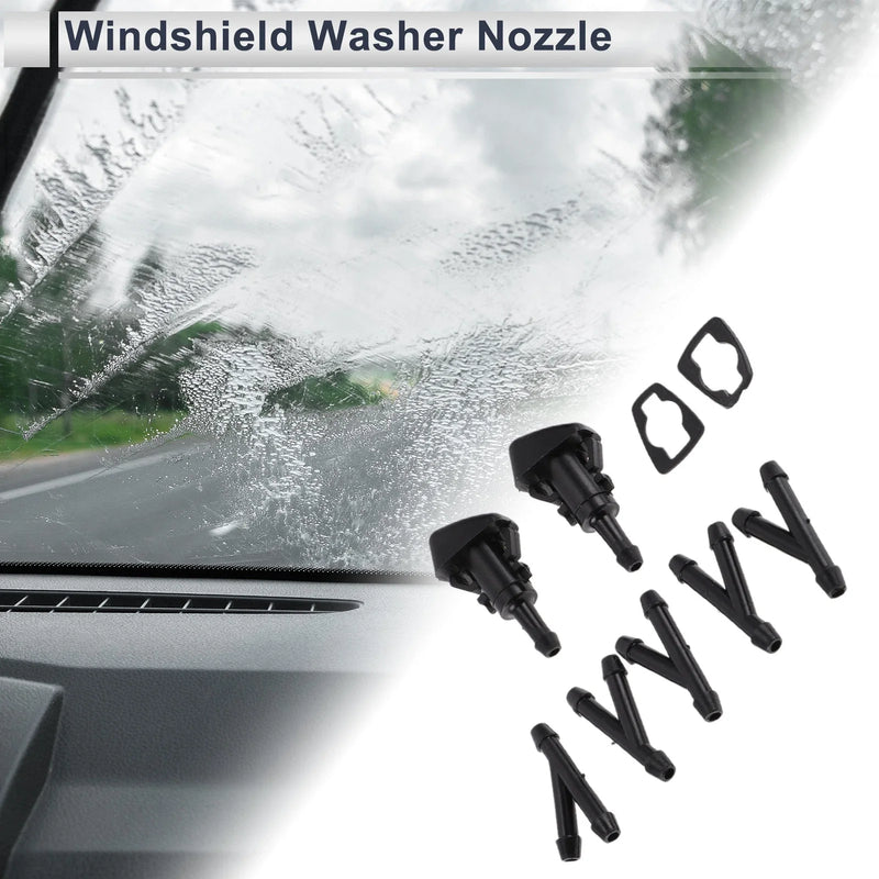Jeep Windshield Washer Nozzle & 6 x Hose Connectors (2007-2018)