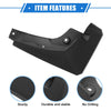 Toyota RAV4 2019-2023 Black Front Rear Splash Guards Mud Flaps