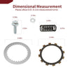 Yamaha YZ125 Heavy Duty Clutch Friction Steel Plates (1994-2004)