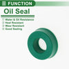 Make Model Oil Seal 12x24x8mm TPU Seal Ring Rotary Shaft High Pressure Green