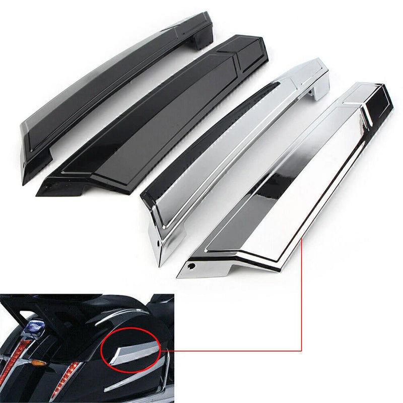 Victory Cross Country 2010-2017 Black / Chrome Saddlebag Hinge Covers