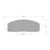 Front Disc Brake Pad Set Mitsubishi Challenger 4x4 (2009-2015)