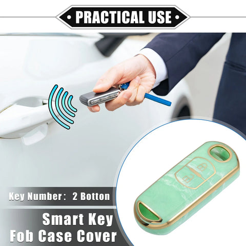 Mazda CX-3, CX-4, CX-5 Remote Smart Key Fob Cover Case (2016-2021)
