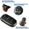 Dodge Durango (2018-2023) Black TPU 5 Button Keyless Entry Remote Cover