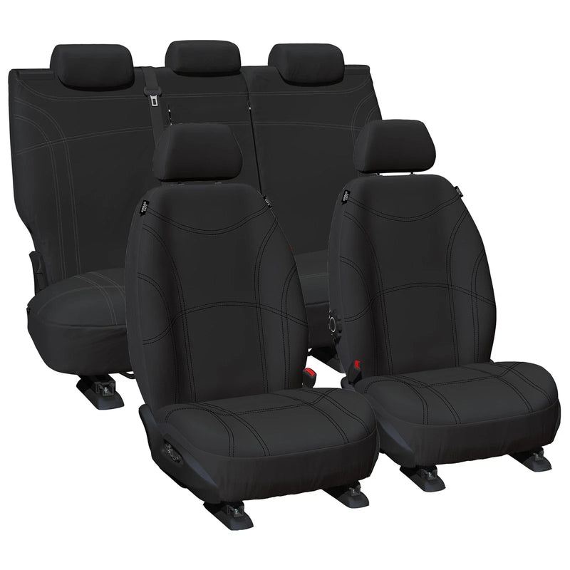 Mitsubishi Triton MQ MR Front & Rear Neoprene Car Seat Covers (2015-2020)