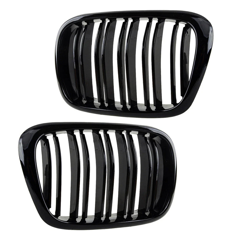 BMW 5 Series E39 Sedan M5 Gloss Black Front Bumper Grille (1996-2003)