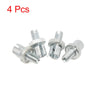 Motorcycle Scooter Adjuster 4 x 7.7mm Thread Clutch Brake Lever Screw