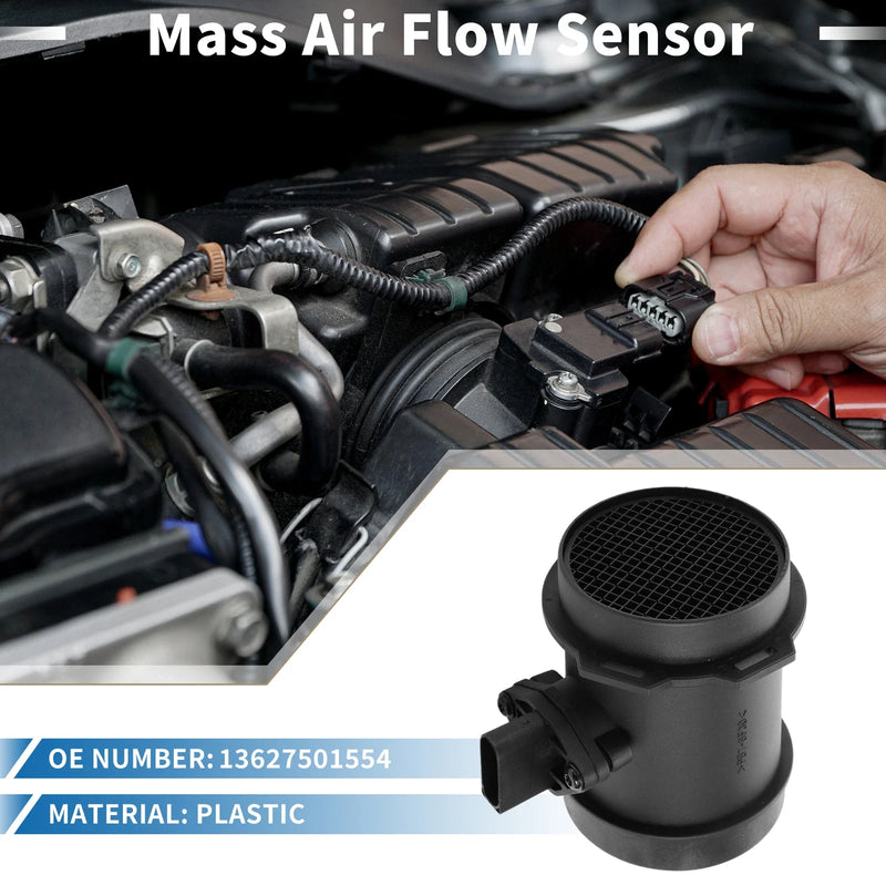 BMW 745i V8 4.4L E65 Series MAF Mass Air Flow Sensor Assembly