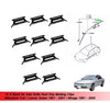 Mitsubishi Colt Lancer Mirage 10 x Black Roof Moulding Clips (1991-2010)