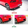 Volkswagen Golf 7 1x Rear Bumper Diffuser Lip with Light (2013-2020)