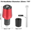 Motorcycle Handlebar Plugs 7/8" 22mm Red CNC Aluminum Alloy