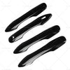 Toyota Camry 8 x Black Outer Door Handle Bowl Cover Trim (2018-2023)