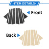 Hyundai Tucson (2016-2018) Carbon Fiber Black 8pcs Door Pillar Window Trim