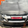 Isuzu D-Max MU-X Black Front Line Bonnet Hood Trim (2012-2016)