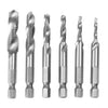 Metric Countersink & Deburr Tools 6pc HSS Drill Tap Set M3-M10