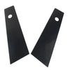 Tesla Model Y (2020-2022) Bright Black Door Window Pillar Trim