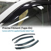 Toyota Camry (2007-2011) Side Vent Visors Black Window Deflectors 1 Set
