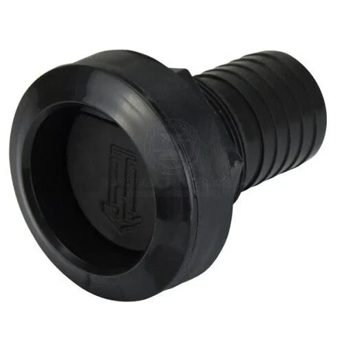 38mm ID Hose Scupper Thru Hull Nylon Straight