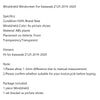 Kawasaki Z125 Windshield (2019-2020)