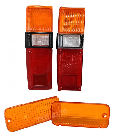 Toyota Hilux RN30 Bumper Light Lens & Tail Light Lens (1978-1983)