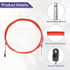 2 x 500cm 16FT Marine Throttle Control Cable Red with Fastening Head