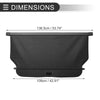 Honda CR-V 2012-2016 Black Carbon Fiber Pattern Retractable Cargo Cover