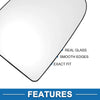 VW Crafter & Mercedes Heated Right Upper Side Mirror Glass (2017-2023)
