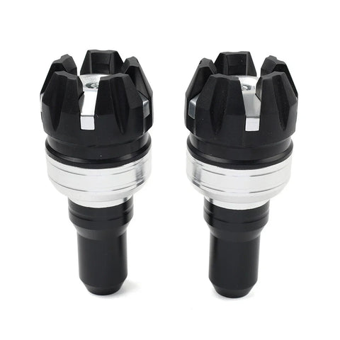 Universal - Silver Motor Exhaust Frame Slider Bolt Anti Crash Protector